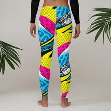 Colorful and Vibrant Roy Lichtenstein Mt Fuji Yoga Pants for Women 002 Exclusive Leggings Mt Fuji Tights Womens