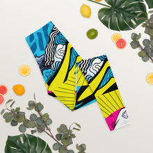 Colorful and Vibrant Roy Lichtenstein Mt Fuji Yoga Pants for Women 002 Exclusive Leggings Mt Fuji Tights Womens