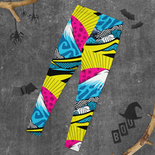 Colorful and Vibrant Roy Lichtenstein Mt Fuji Yoga Pants for Women 002 Exclusive Leggings Mt Fuji Tights Womens