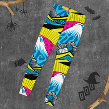 Colorful and Vibrant Roy Lichtenstein Mt Fuji Yoga Pants for Women 002 Exclusive Leggings Mt Fuji Tights Womens