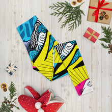 Colorful and Vibrant Roy Lichtenstein Mt Fuji Yoga Pants for Women 002 Exclusive Leggings Mt Fuji Tights Womens
