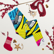 Colorful and Vibrant Roy Lichtenstein Mt Fuji Yoga Pants for Women 002 Exclusive Leggings Mt Fuji Tights Womens
