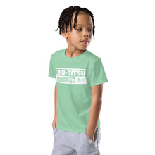 Comfortable Performance: Boy's Short Sleeve Jiu-Jitsu Rash Guard - Vista Blue Boys Exclusive Jiu-Jitsu Kids Rash Guard Short Sleeve