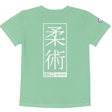 Comfortable Performance: Girl's Short Sleeve Jiu-Jitsu Rash Guard - Vista Blue Exclusive Girls Jiu-Jitsu Kids Rash Guard Short Sleeve
