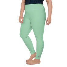 Confidence in Motion: Women's Plus Size Yoga Leggings - Vista Blue Exclusive Leggings Plus Size Solid Color Tights Womens