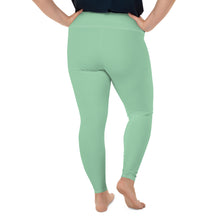 Confidence in Motion: Women's Plus Size Yoga Leggings - Vista Blue Exclusive Leggings Plus Size Solid Color Tights Womens