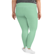 Confidence in Motion: Women's Plus Size Yoga Leggings - Vista Blue Exclusive Leggings Plus Size Solid Color Tights Womens