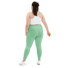 Confidence in Motion: Women's Plus Size Yoga Leggings - Vista Blue Exclusive Leggings Plus Size Solid Color Tights Womens
