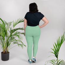 Confidence in Motion: Women's Plus Size Yoga Leggings - Vista Blue Exclusive Leggings Plus Size Solid Color Tights Womens