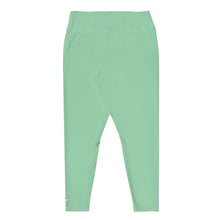 Confidence in Motion: Women's Plus Size Yoga Leggings - Vista Blue Exclusive Leggings Plus Size Solid Color Tights Womens