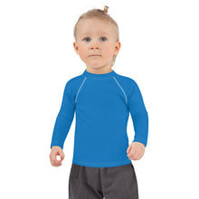 Cool Comfort: Kid's Long Sleeve Rash Guards in Solid Color - Azul Exclusive Girls Kids Long Sleeve Rash Guard Solid Color Swimwear