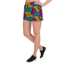Culture and Fitness: Women's Ankara Wax Print Running Shorts African Print Ankara Exclusive Running Shorts Womens