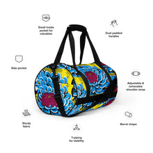 Dahlia Print Gym Bag 002 Bag Dahlia Exclusive Gym