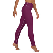 Daily Essentials: Women's Solid Color Workout Yoga Pants - Tyrian Purple Exclusive Leggings Solid Color Tights Womens