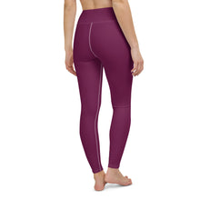 Daily Essentials: Women's Solid Color Workout Yoga Pants - Tyrian Purple Exclusive Leggings Solid Color Tights Womens