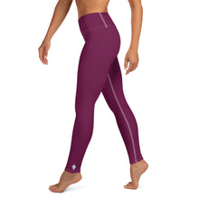 Daily Essentials: Women's Solid Color Workout Yoga Pants - Tyrian Purple Exclusive Leggings Solid Color Tights Womens