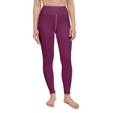 Daily Essentials: Women's Solid Color Workout Yoga Pants - Tyrian Purple Exclusive Leggings Solid Color Tights Womens