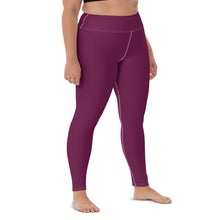 Daily Essentials: Women's Solid Color Workout Yoga Pants - Tyrian Purple Exclusive Leggings Solid Color Tights Womens