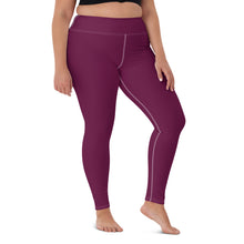 Daily Essentials: Women's Solid Color Workout Yoga Pants - Tyrian Purple Exclusive Leggings Solid Color Tights Womens