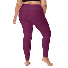 Daily Essentials: Women's Solid Color Workout Yoga Pants - Tyrian Purple Exclusive Leggings Solid Color Tights Womens