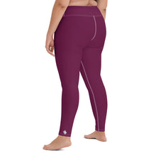 Daily Essentials: Women's Solid Color Workout Yoga Pants - Tyrian Purple Exclusive Leggings Solid Color Tights Womens