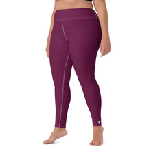 Daily Essentials: Women's Solid Color Workout Yoga Pants - Tyrian Purple Exclusive Leggings Solid Color Tights Womens