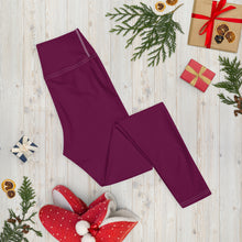 Daily Essentials: Women's Solid Color Workout Yoga Pants - Tyrian Purple Exclusive Leggings Solid Color Tights Womens