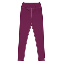 Daily Essentials: Women's Solid Color Workout Yoga Pants - Tyrian Purple Exclusive Leggings Solid Color Tights Womens