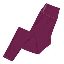 Daily Essentials: Women's Solid Color Workout Yoga Pants - Tyrian Purple Exclusive Leggings Solid Color Tights Womens