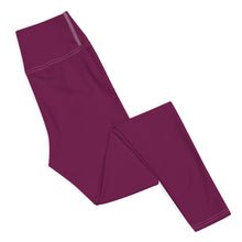 Daily Essentials: Women's Solid Color Workout Yoga Pants - Tyrian Purple Exclusive Leggings Solid Color Tights Womens