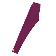 Daily Essentials: Women's Solid Color Workout Yoga Pants - Tyrian Purple Exclusive Leggings Solid Color Tights Womens