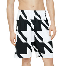 Dynamic Comfort: Men's Houndstooth Athletic Shorts - Pocket-Free Activewear All Over Print AOP AOP Clothing Assembled in the USA Assembled in USA Bottoms Exclusive Houndstooth Made in the USA Made in USA Men's Clothing Mens No Gi Shorts Sports Sportswear Sublimation