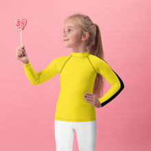 Dynamic Kids Duo: Girls' Bruce Lee Inspired Rash Guard and Yoga Pants Bruce Lee Exclusive Girls Kids Kit Leggings Long Sleeve Rash Guard Yoga Pants