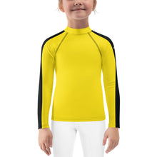 Dynamic Kids Duo: Girls' Bruce Lee Inspired Rash Guard and Yoga Pants Bruce Lee Exclusive Girls Kids Kit Leggings Long Sleeve Rash Guard Yoga Pants