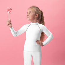 Easy Breezy: Solid Color Rash Guards for Kids Girls - Snow Exclusive Girls Kids Long Sleeve Rash Guard Solid Color Swimwear