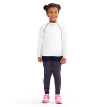 Easy Breezy: Solid Color Rash Guards for Kids Girls - Snow Exclusive Girls Kids Long Sleeve Rash Guard Solid Color Swimwear