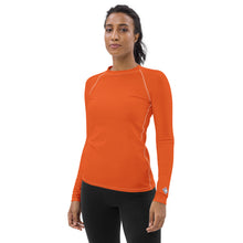 Easygoing Sophistication: Solid Color Rash Guard for Women - Flamingo Exclusive Long Sleeve Rash Guard Solid Color Swimwear Womens