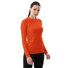 Easygoing Sophistication: Solid Color Rash Guard for Women - Flamingo Exclusive Long Sleeve Rash Guard Solid Color Swimwear Womens