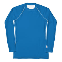 Effortless Elegance: Women's Solid Color Rash Guard - Azul Exclusive Long Sleeve Rash Guard Solid Color Swimwear Womens