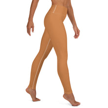 Effortless Movement: Women's Solid Color Yoga Pants - Raw Sienna Exclusive Leggings Solid Color Tights Womens