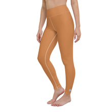 Effortless Movement: Women's Solid Color Yoga Pants - Raw Sienna Exclusive Leggings Solid Color Tights Womens