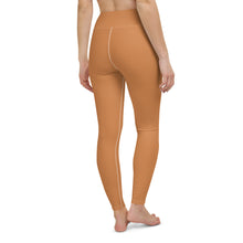 Effortless Movement: Women's Solid Color Yoga Pants - Raw Sienna Exclusive Leggings Solid Color Tights Womens