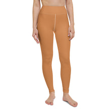 Effortless Movement: Women's Solid Color Yoga Pants - Raw Sienna Exclusive Leggings Solid Color Tights Womens