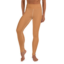 Effortless Movement: Women's Solid Color Yoga Pants - Raw Sienna Exclusive Leggings Solid Color Tights Womens