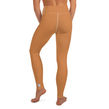 Effortless Movement: Women's Solid Color Yoga Pants - Raw Sienna Exclusive Leggings Solid Color Tights Womens