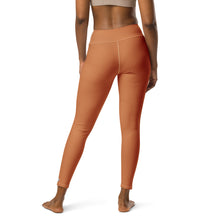 Effortless Movement: Women's Solid Color Yoga Pants - Raw Sienna Exclusive Leggings Solid Color Tights Womens