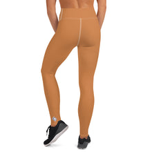 Effortless Movement: Women's Solid Color Yoga Pants - Raw Sienna Exclusive Leggings Solid Color Tights Womens