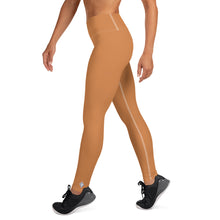 Effortless Movement: Women's Solid Color Yoga Pants - Raw Sienna Exclusive Leggings Solid Color Tights Womens