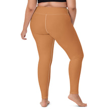 Effortless Movement: Women's Solid Color Yoga Pants - Raw Sienna Exclusive Leggings Solid Color Tights Womens