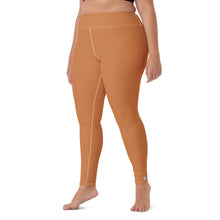 Effortless Movement: Women's Solid Color Yoga Pants - Raw Sienna Exclusive Leggings Solid Color Tights Womens